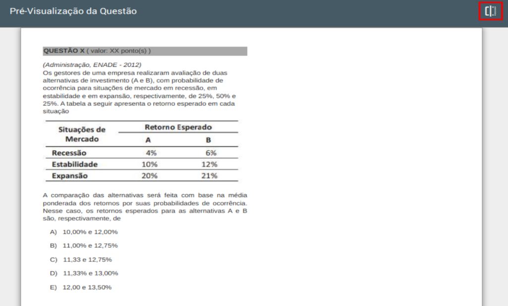 visualizacaoEmDuasColunas