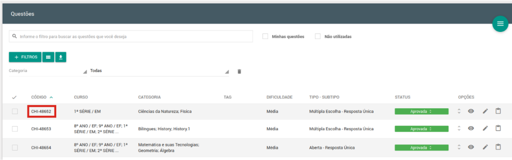 codigoQuestaoInstituicao