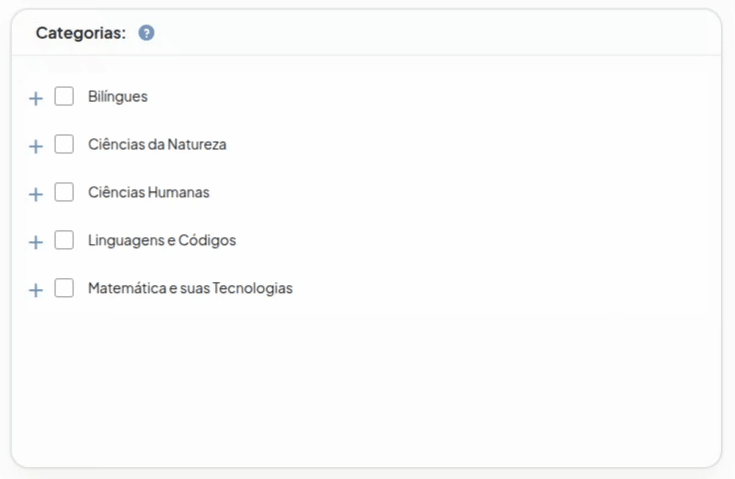 categorias categorias