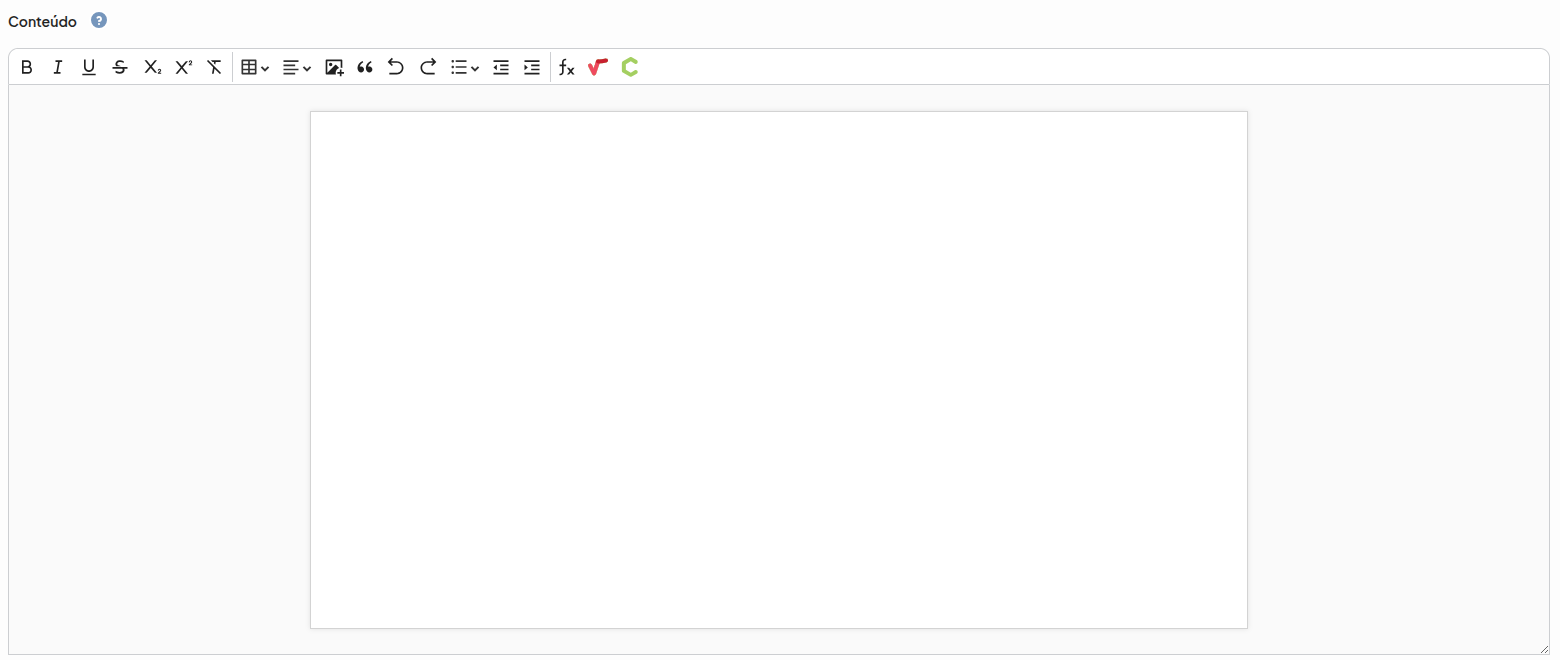 conteúdo do material